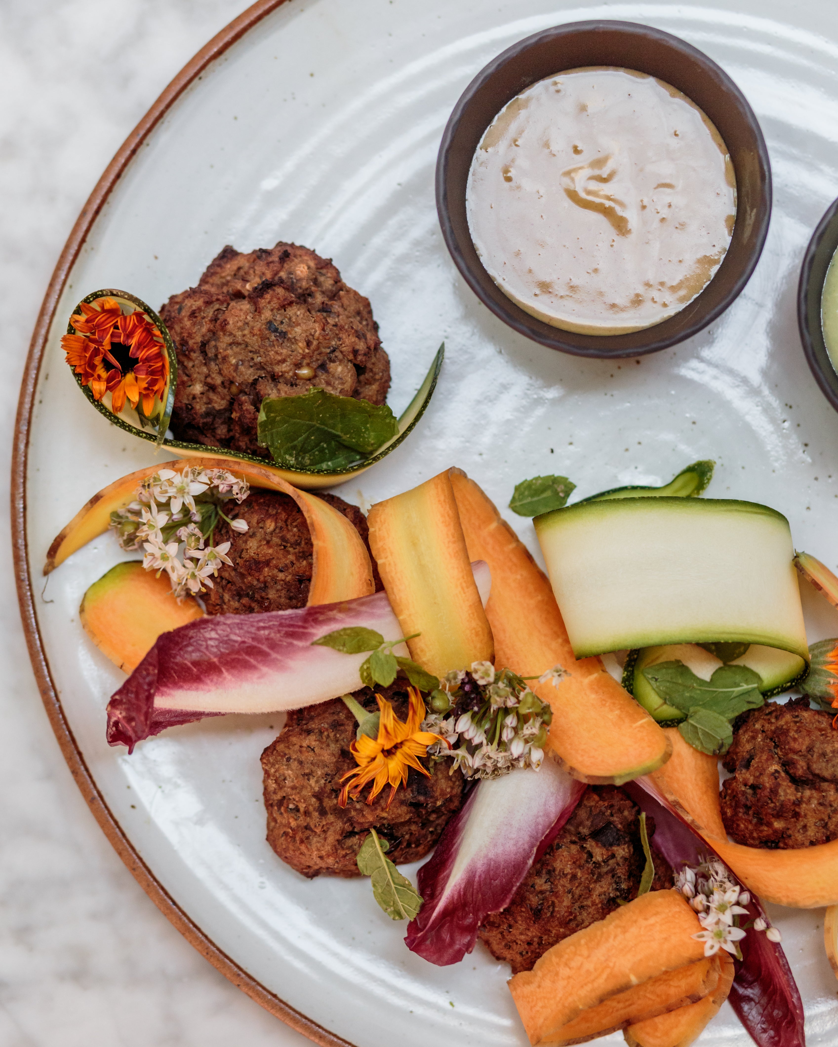 Mushrooms & Lentils “Polpette”