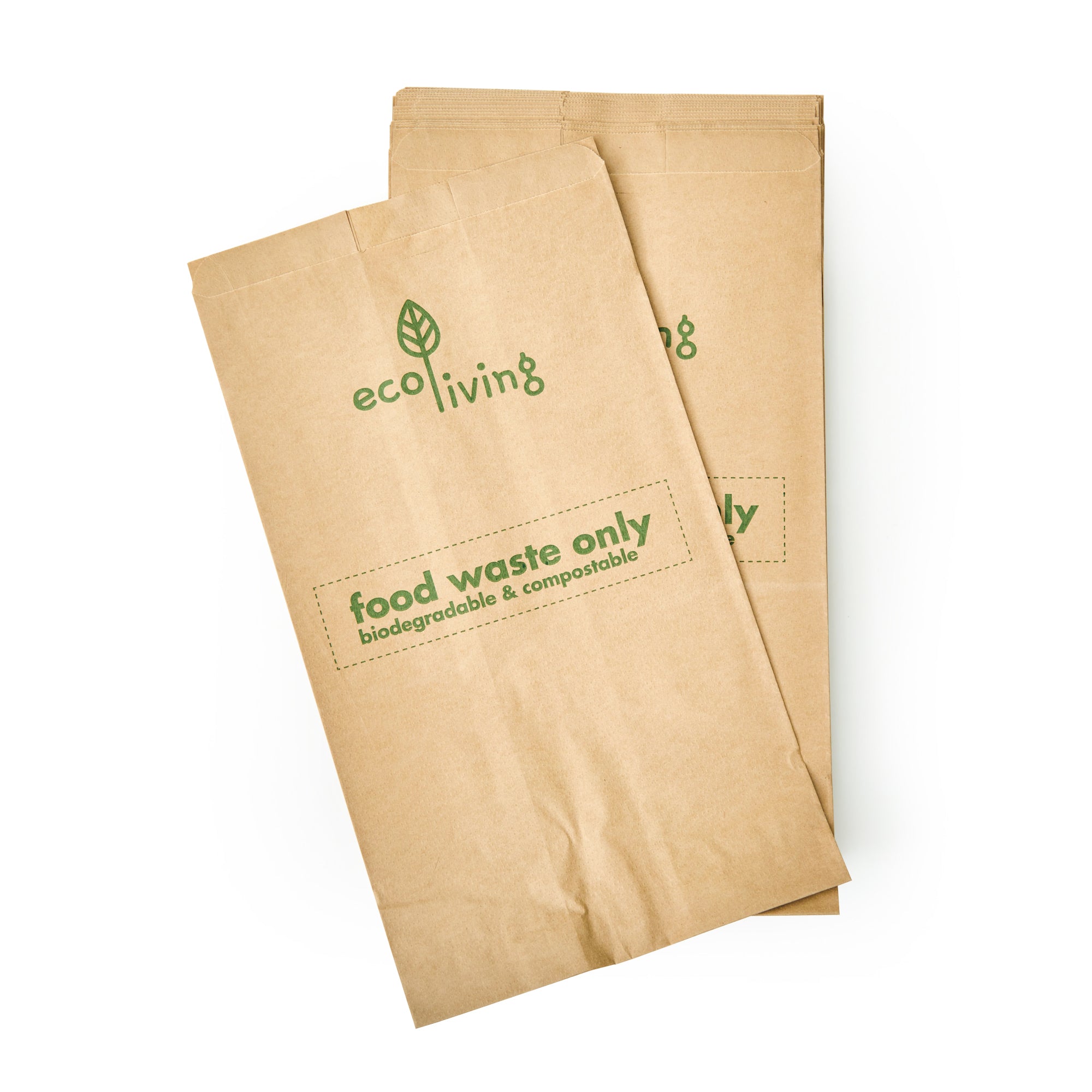 Eco Living Compostable Food Waste Paper Bags
