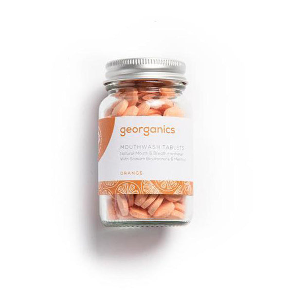 Georganics Kids Orange Mouthwash Tablets