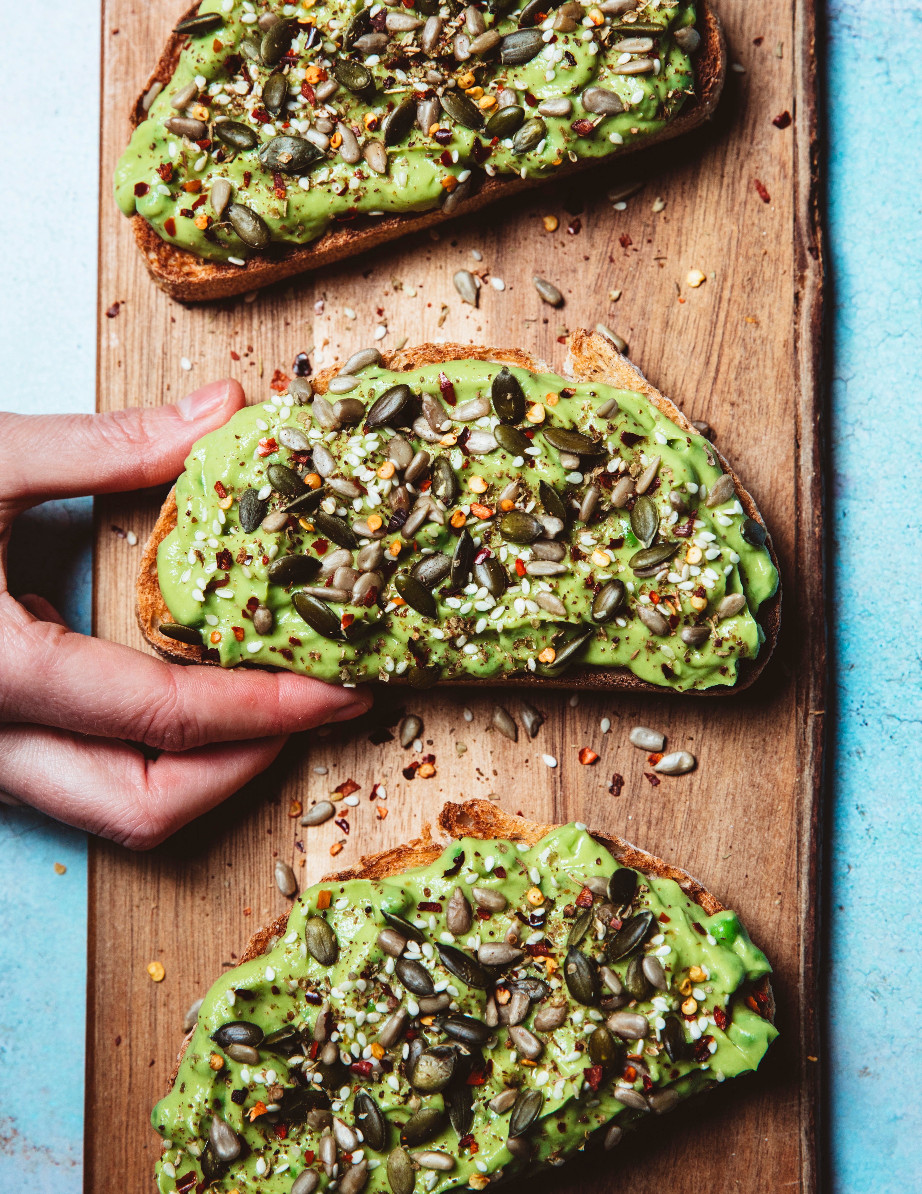 Miso Pea & Avocado On Toast