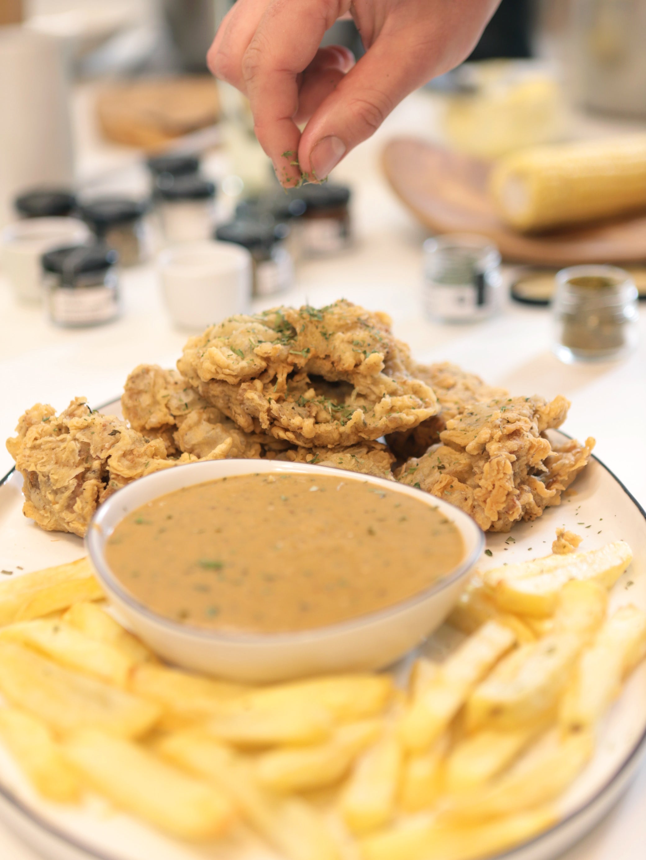 Southern Fried Oyster Mushrooms