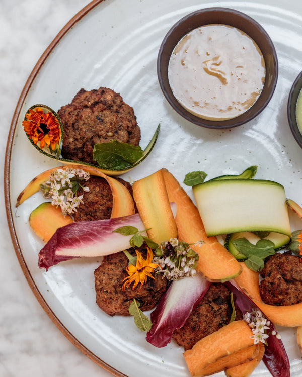 Mushrooms & Lentils “Polpette”