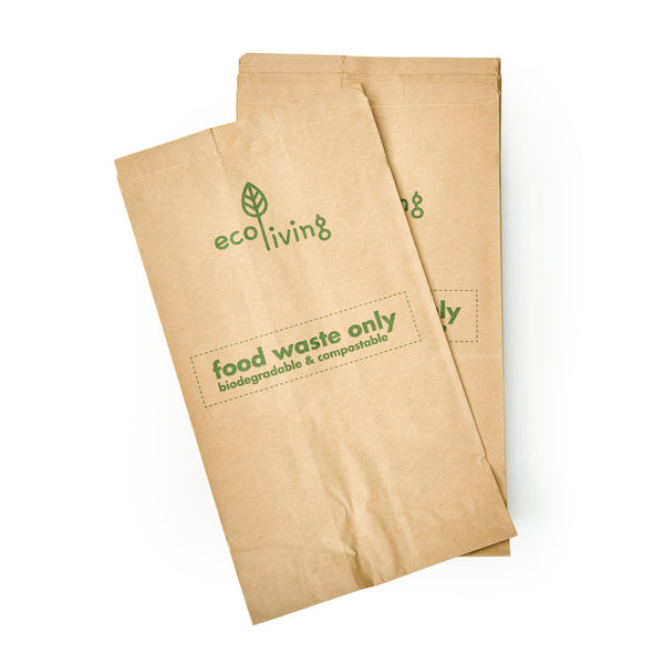 EcoLiving Compostable Food Waste Paper Bags