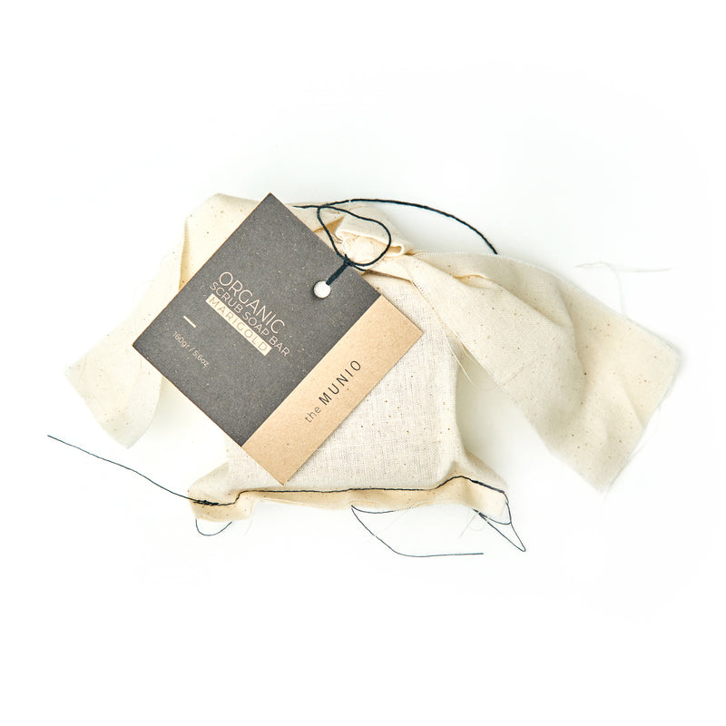 The Munio Organic Marigold Scrub Bar