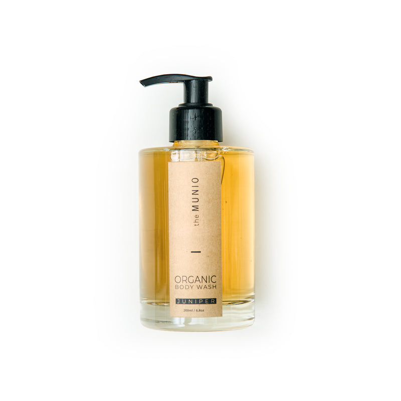 The Munio Organic Juniper Body Wash