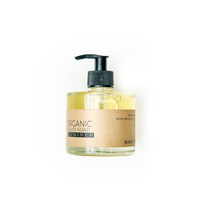 The Munio Organic Juniper Liquid Soap