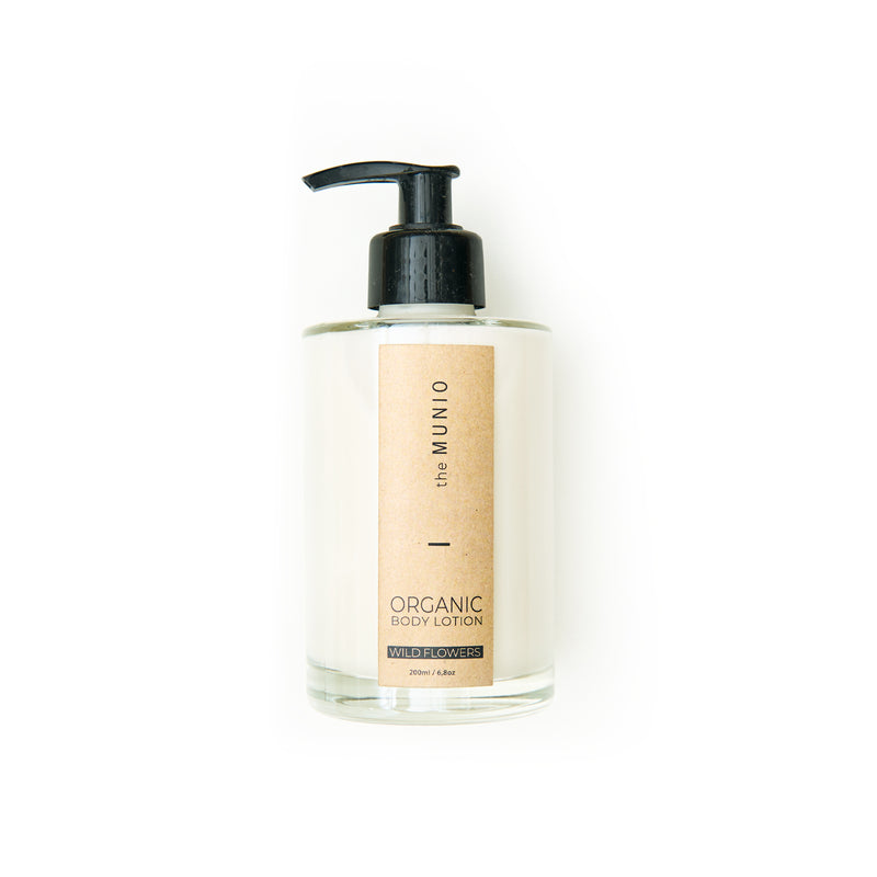 The Munio Organic Wild Flowers Body Lotion