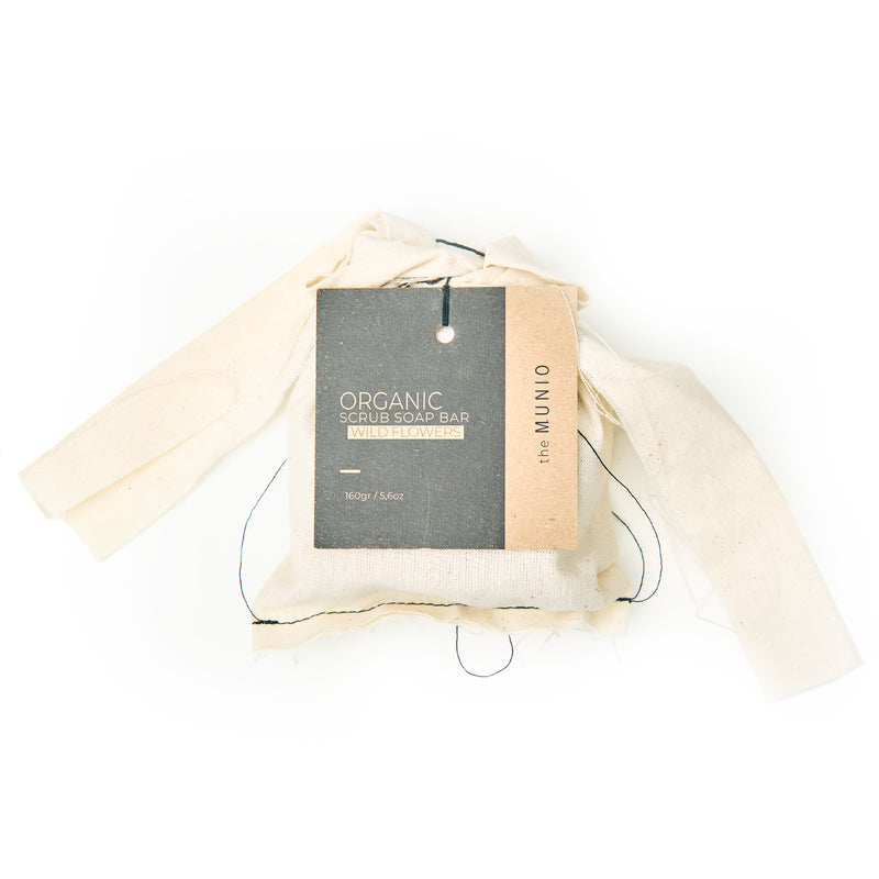 The Munio Organic Wild Flowers Scrub Bar